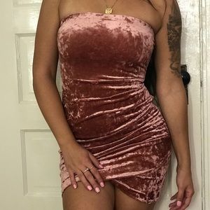 Fashion Nova Velvet Minidress